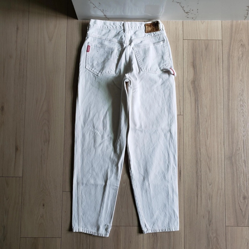 Unionbay UB-01 Jeans Mens 31x31 White Denim Straight Leg Zip Fly Summer